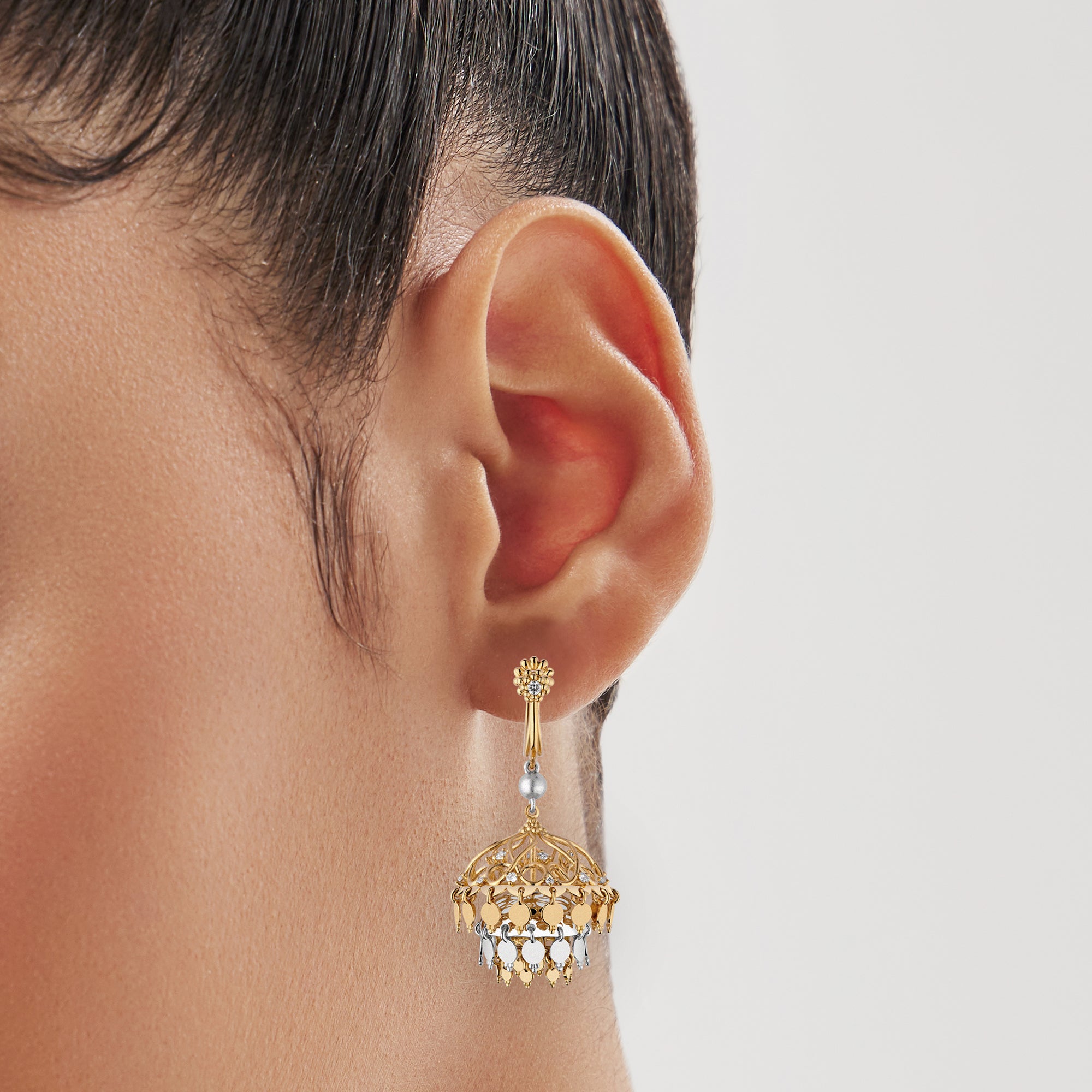 Fanoos Gafla 1444 Jhumka Earrings