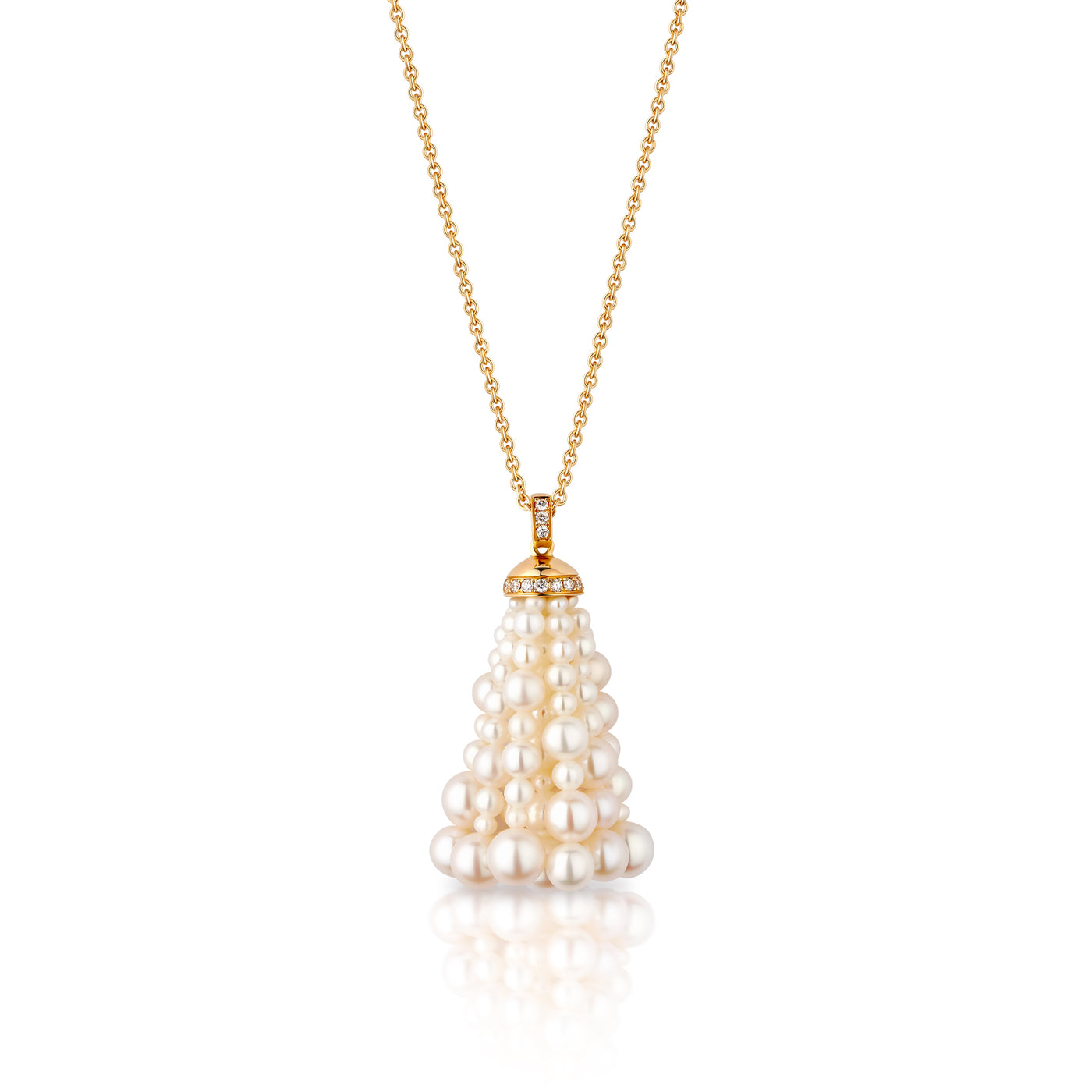Bahar Gafla Necklace, Small metal yellow gold
#metal_yellow-gold