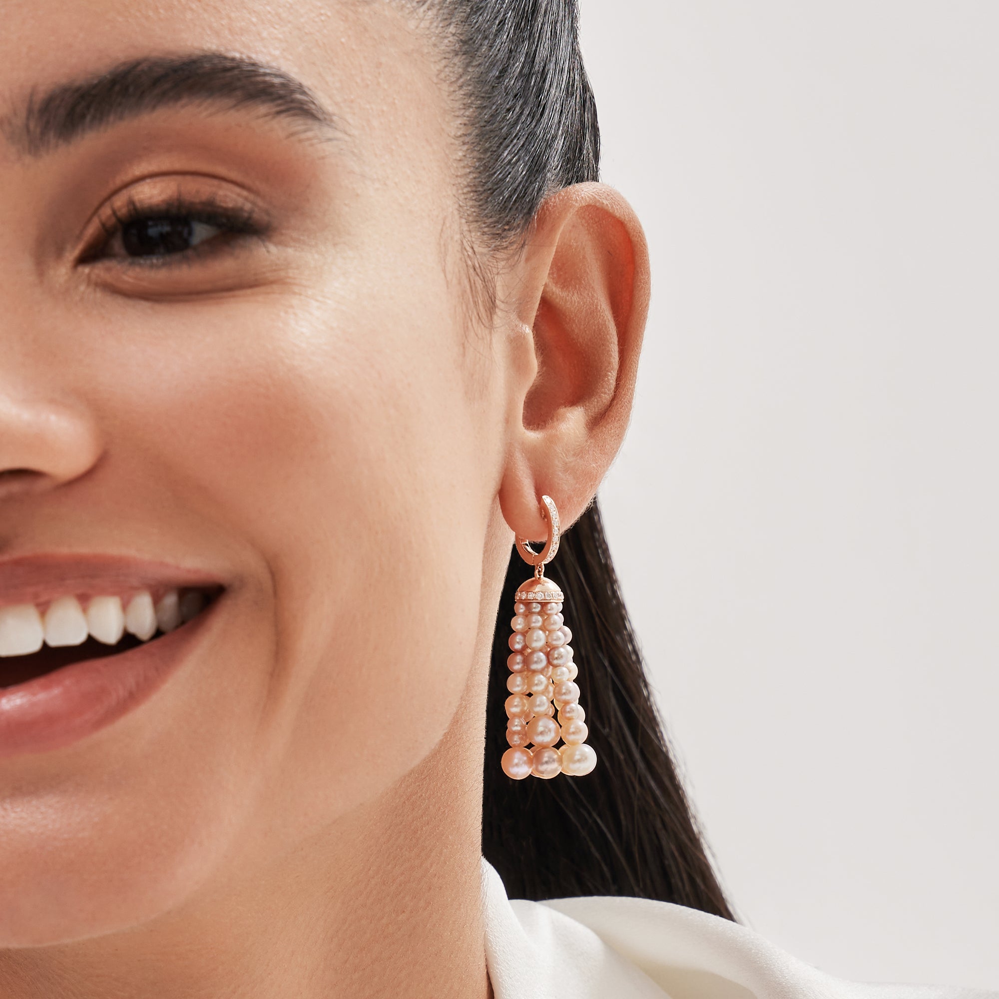 Best Bahar Gafla Earrings, Small #metal_rose-gold